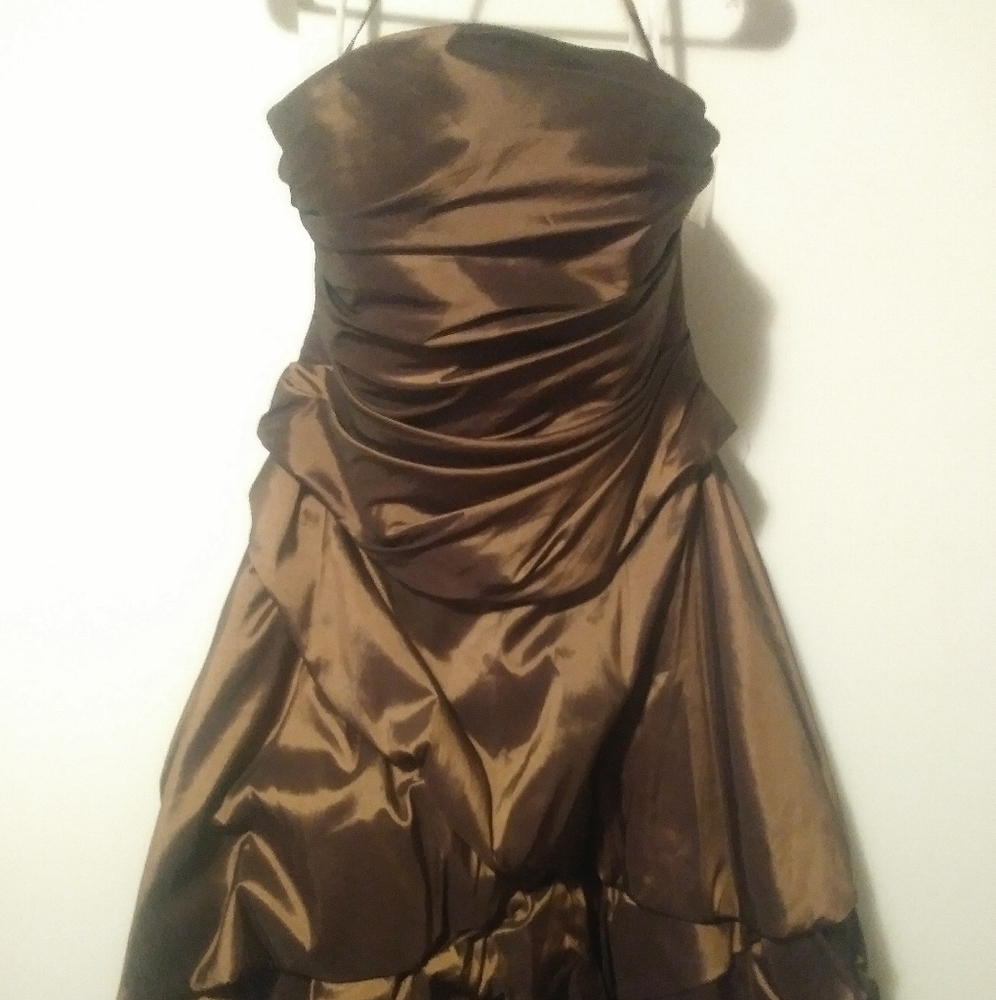 Chocolate Formal Ball Gown by Alfred Angelo